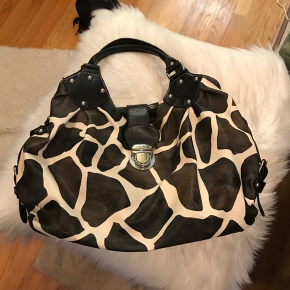 Like New! Animal Print Bag - Picture 1 of 3